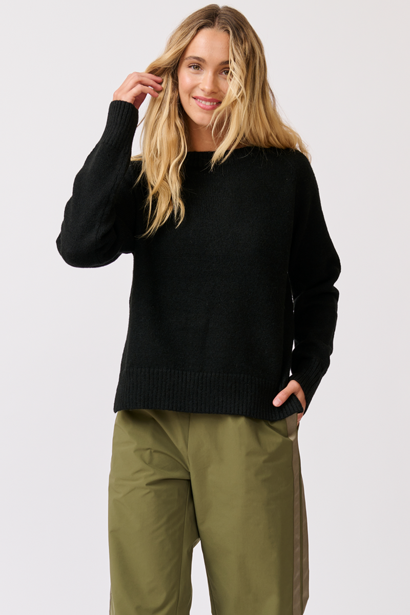 Tori Knit Sweater -Black