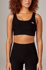 Scoop It Up Ribbed Sports Bra