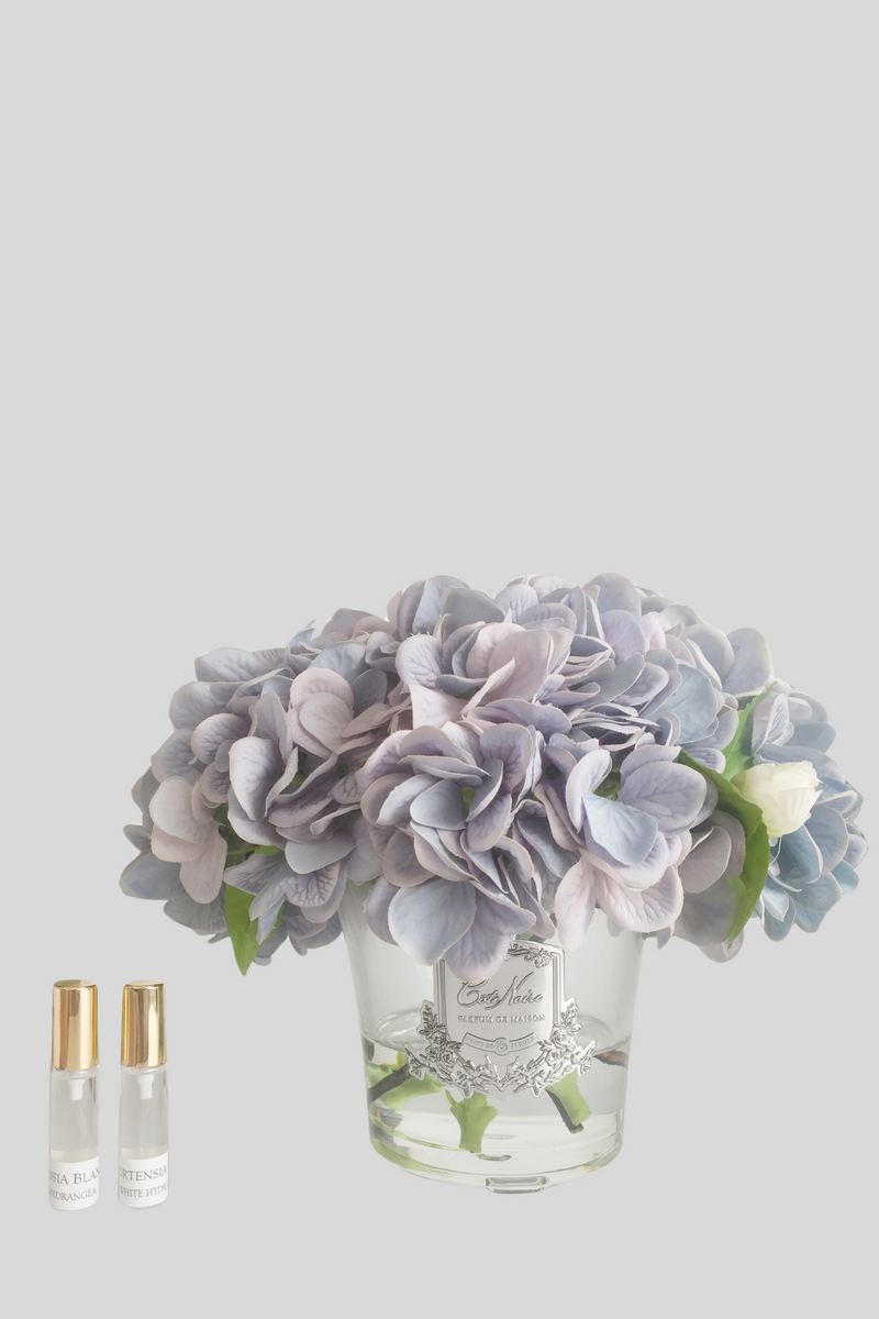 Cote Noire Blue Hydrangeas