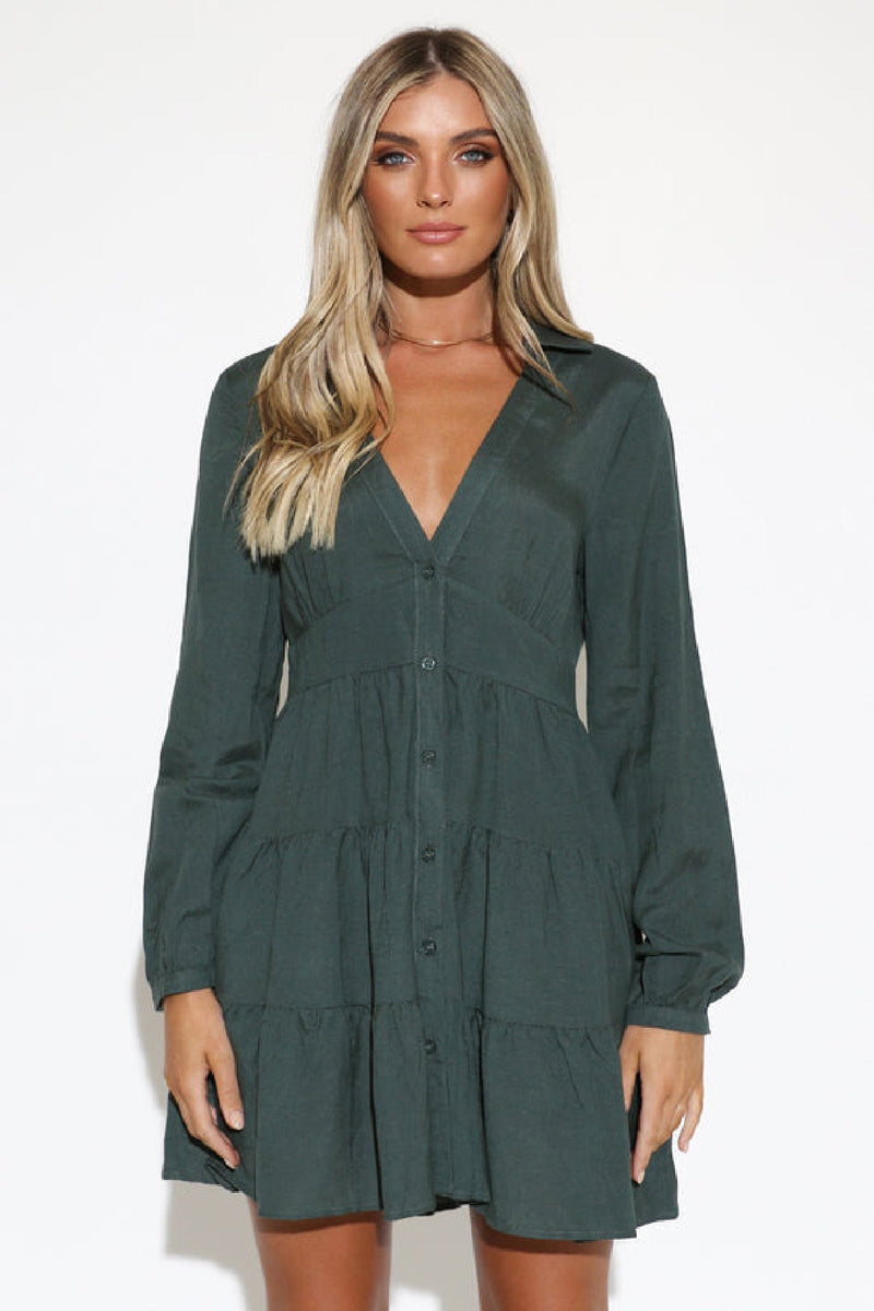 Luella Dress  - Teal