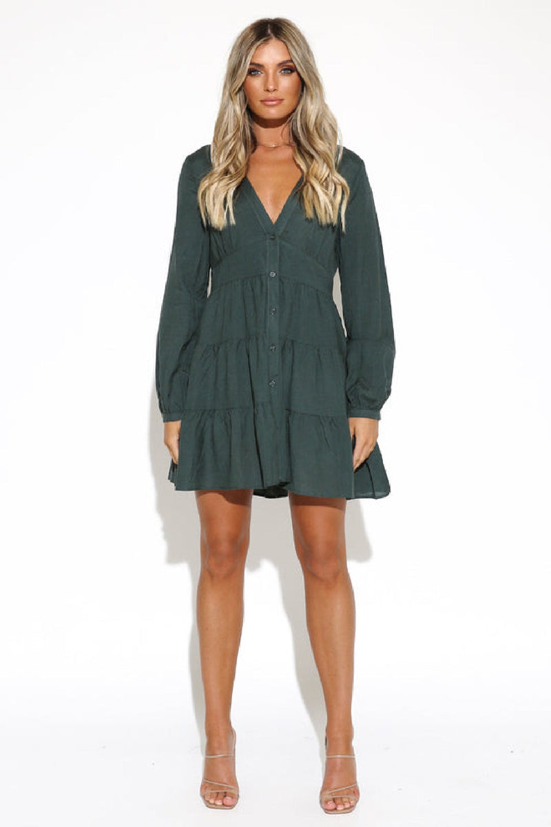 Luella Dress  - Teal