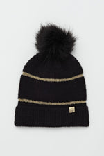 Beanie - Black w/Gold Lurex