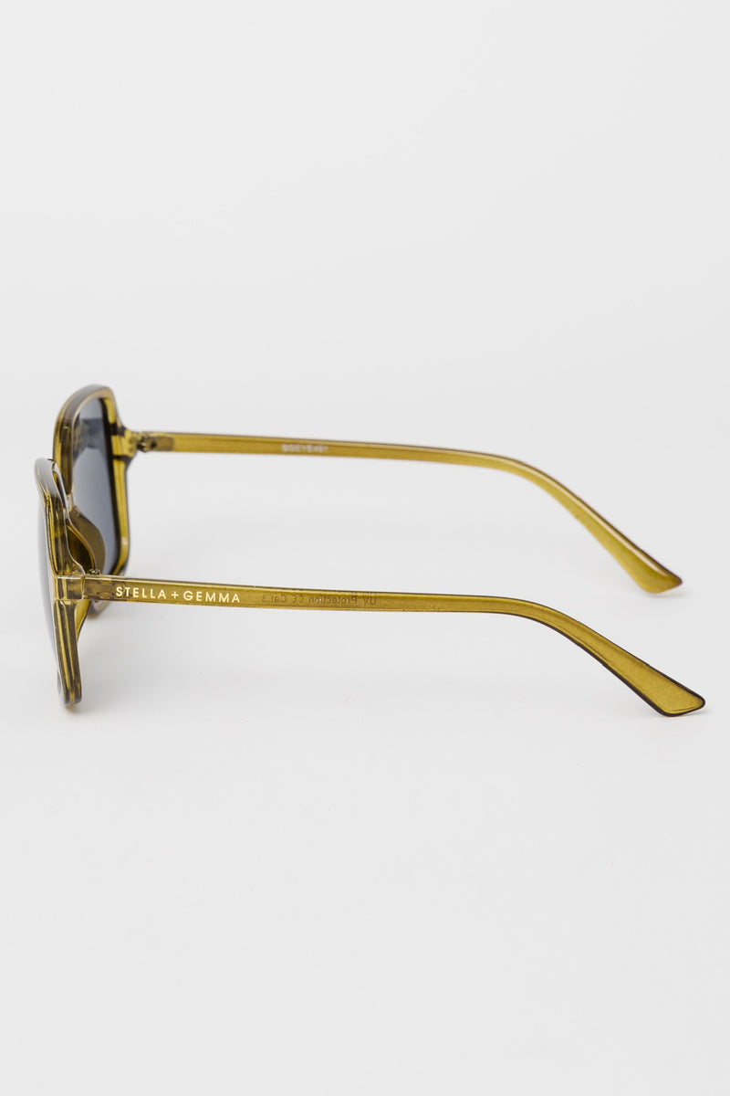 Callista Olive Sunglasses