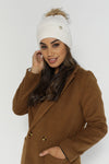 Beanie - Winter White Chenille Beanie