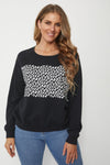 Leopard Stripe Girlfriend Sweater