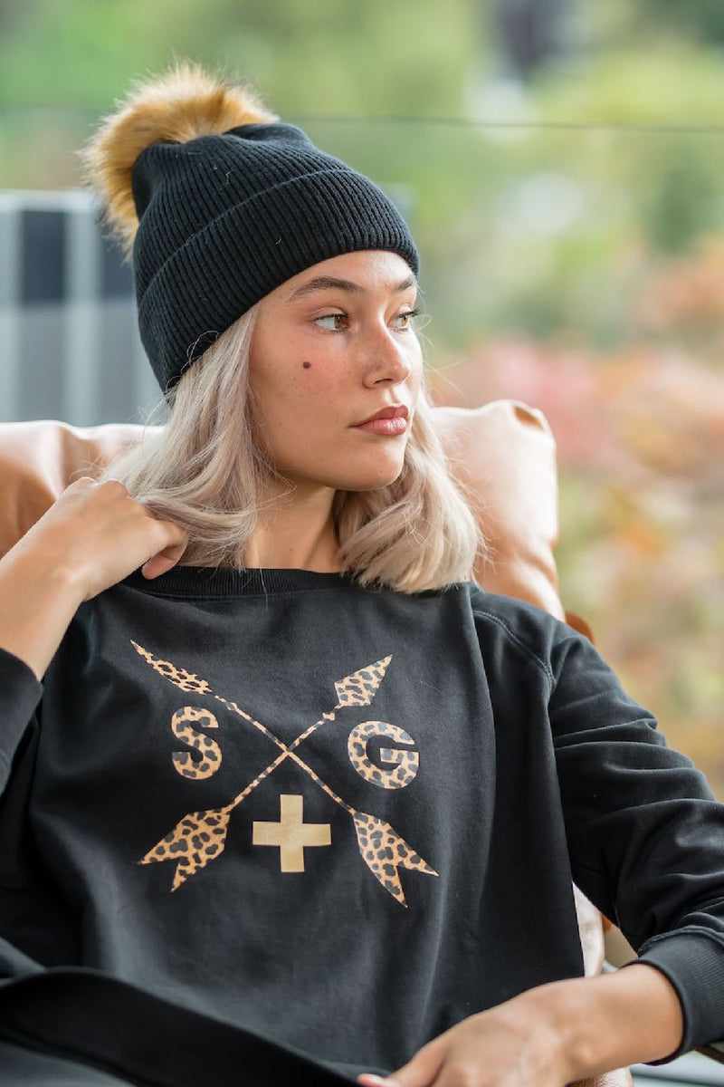 Cheetah Arrows Sweater