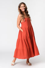 Serena Dress - Copper