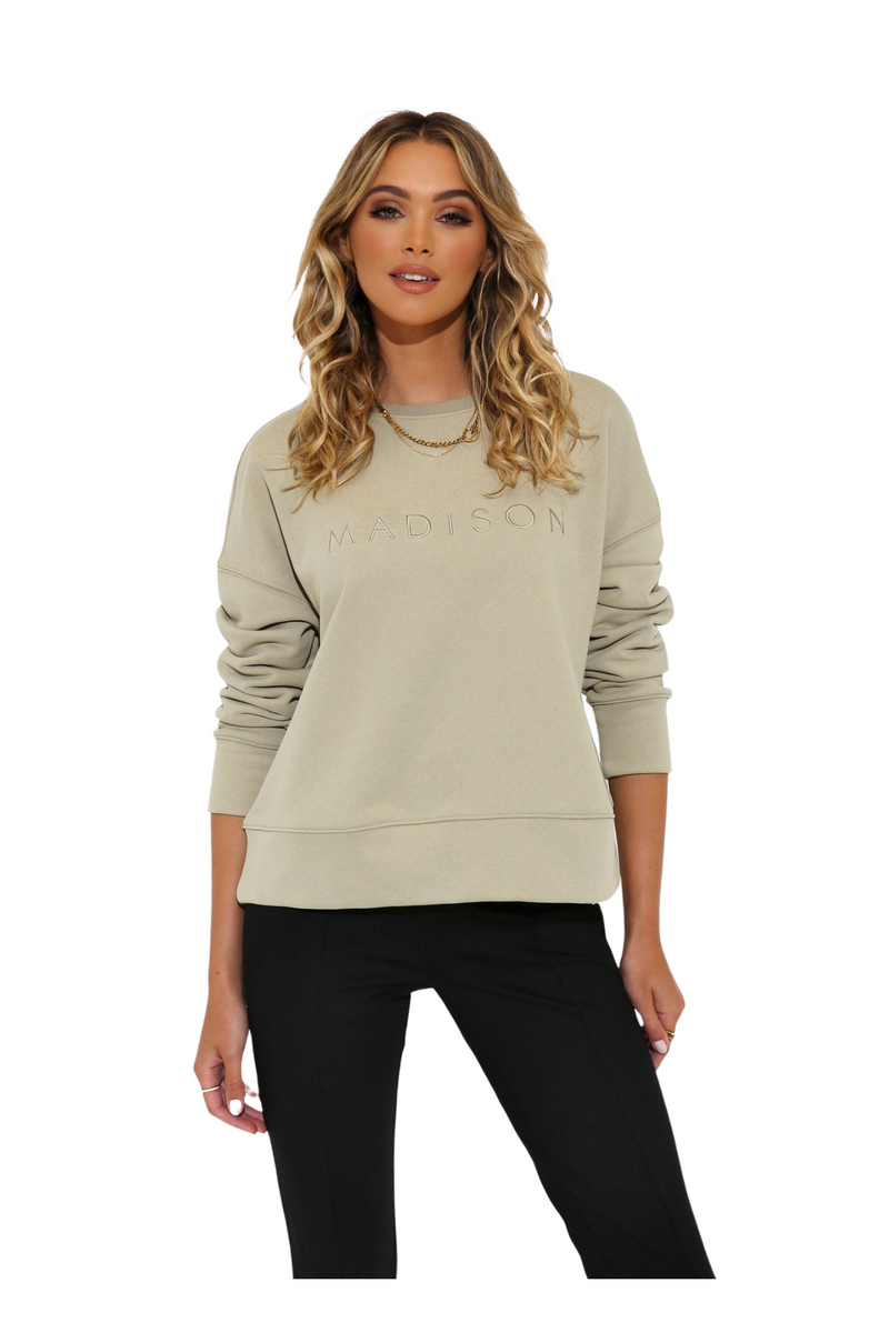 Logo Sweatshirt - Khaki