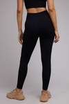 Remi Rib Legging Black