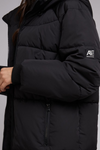 Remi Luxe Midi Puffer Black