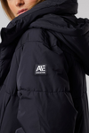 Remi Luxe Midi Puffer Black