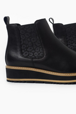 Jade Leather Boot Black