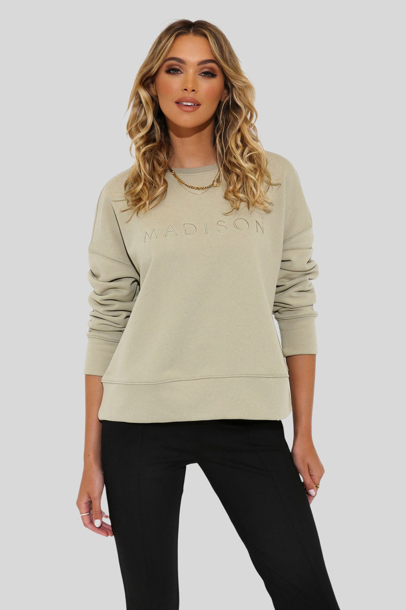 Logo Sweatshirt - Khaki